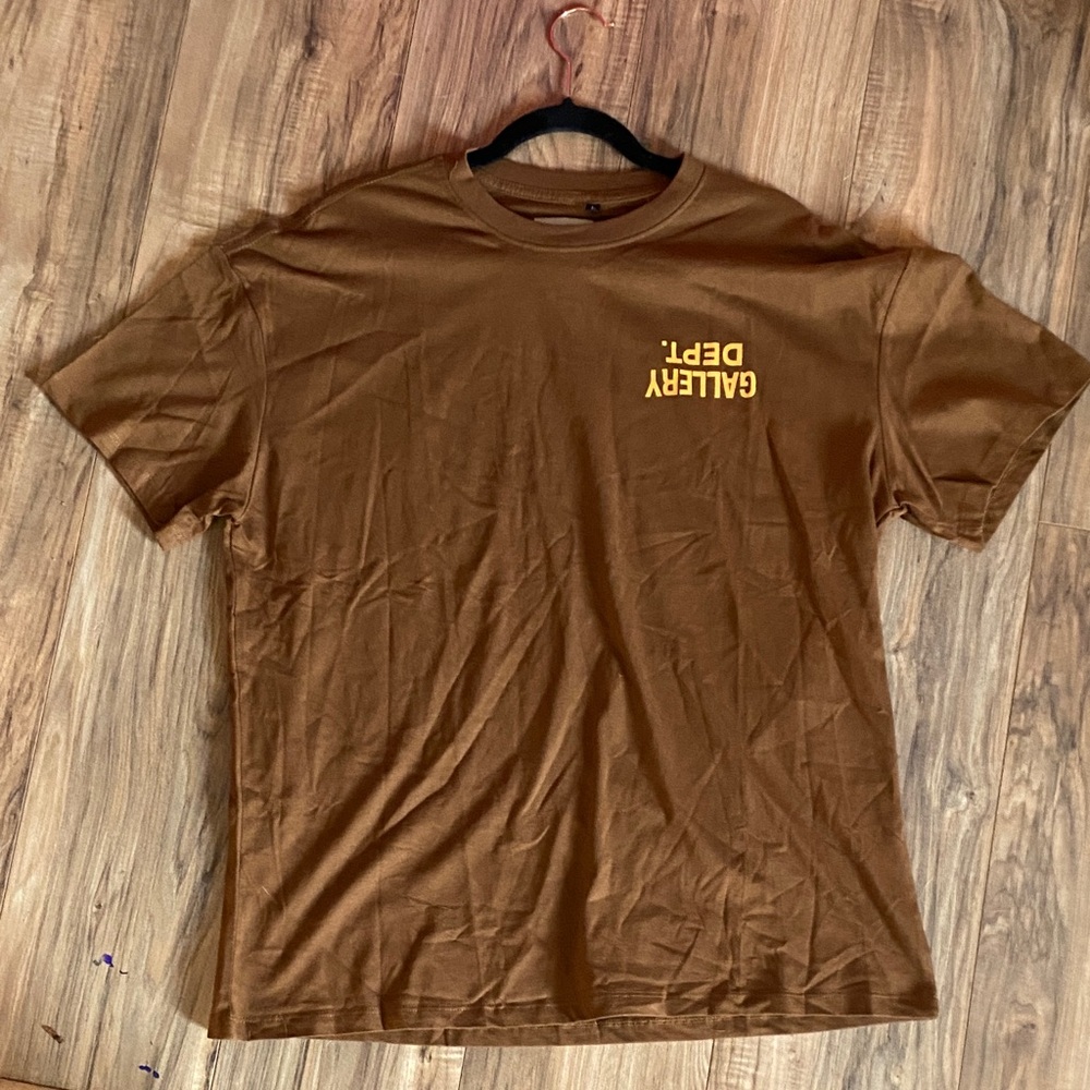 Gallery Dept Tan Short Sleeve Tee